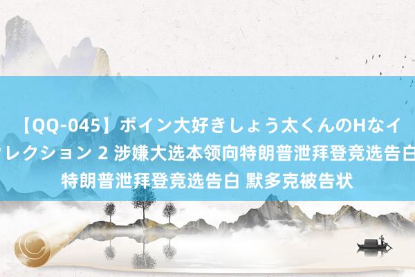 【QQ-045】ボイン大好きしょう太くんのHなイタズラ BESTセレクション 2 涉嫌大选本领向特朗普泄拜登竞选告白 默多克被告状